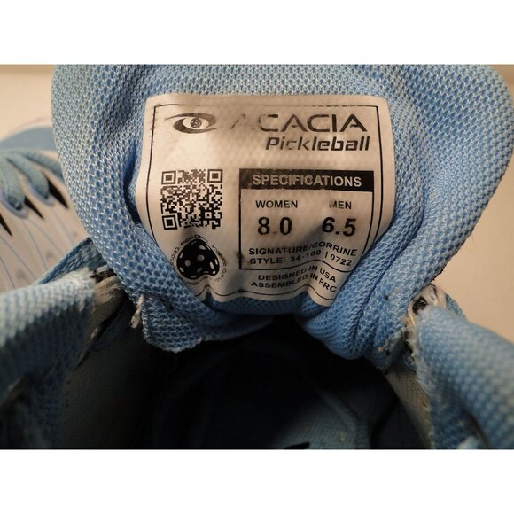 Pickleball Sneakers Acacia Corrine Edition Athletic Shoes Size Womens 8 Mens 6.5 - Picture 7 of 10